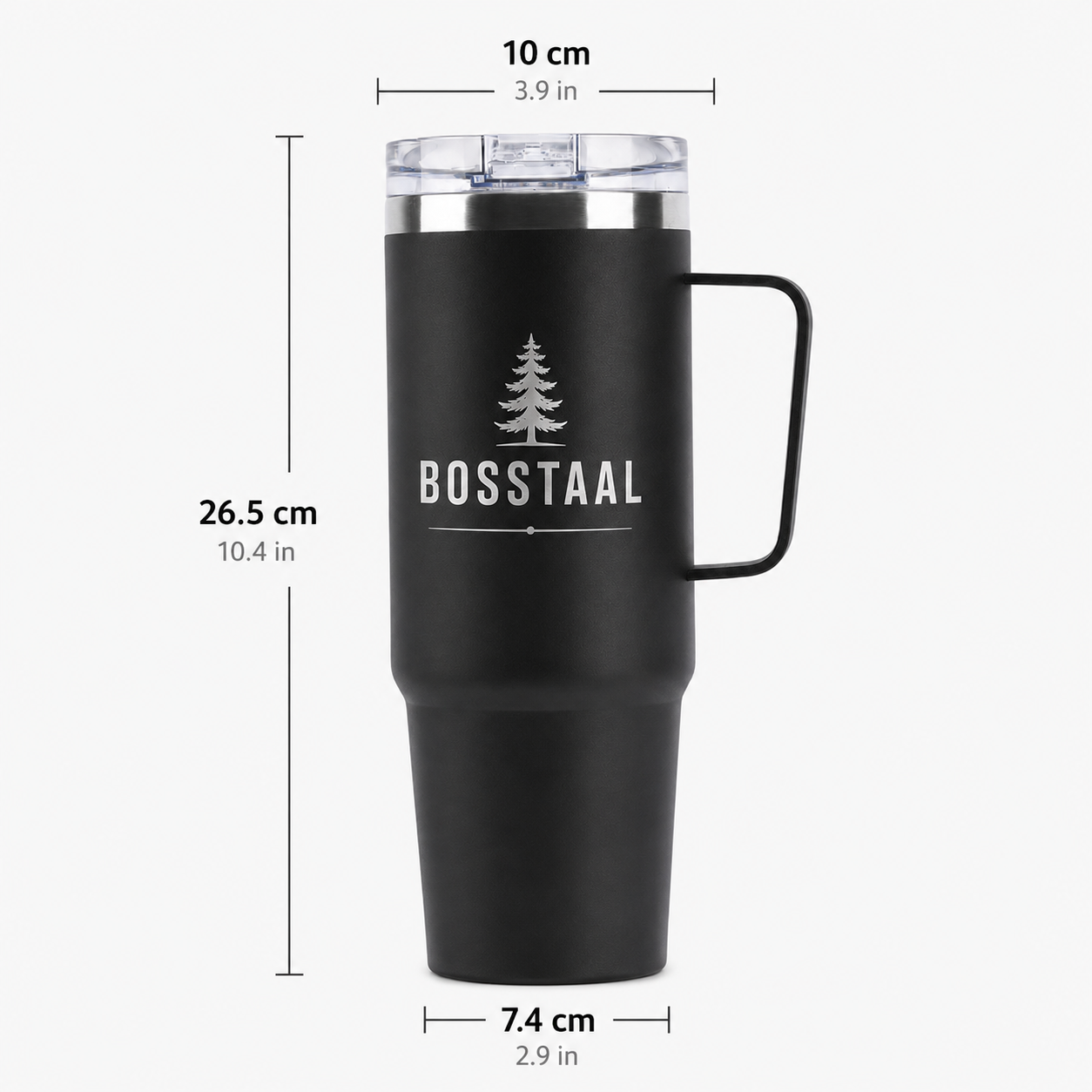 BosStaal Vlekvrye Staal Beker